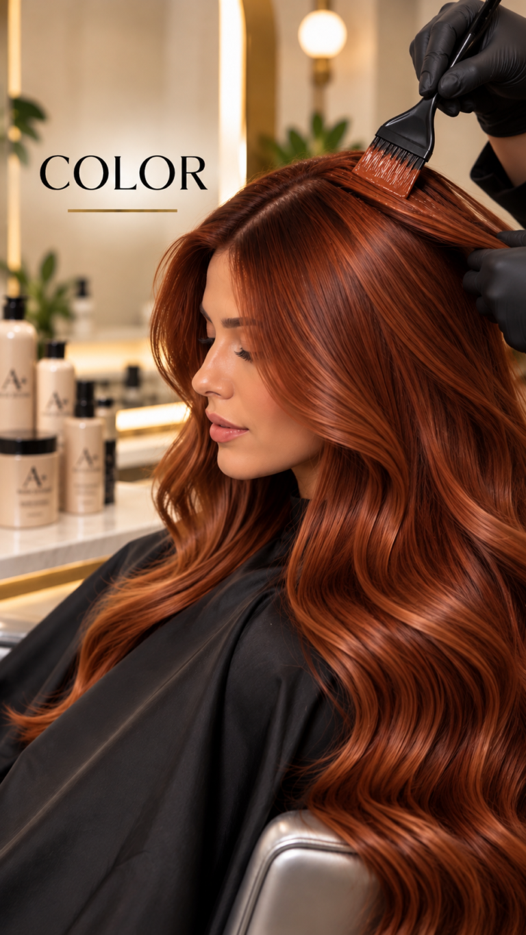 Copper Color Salon Moment