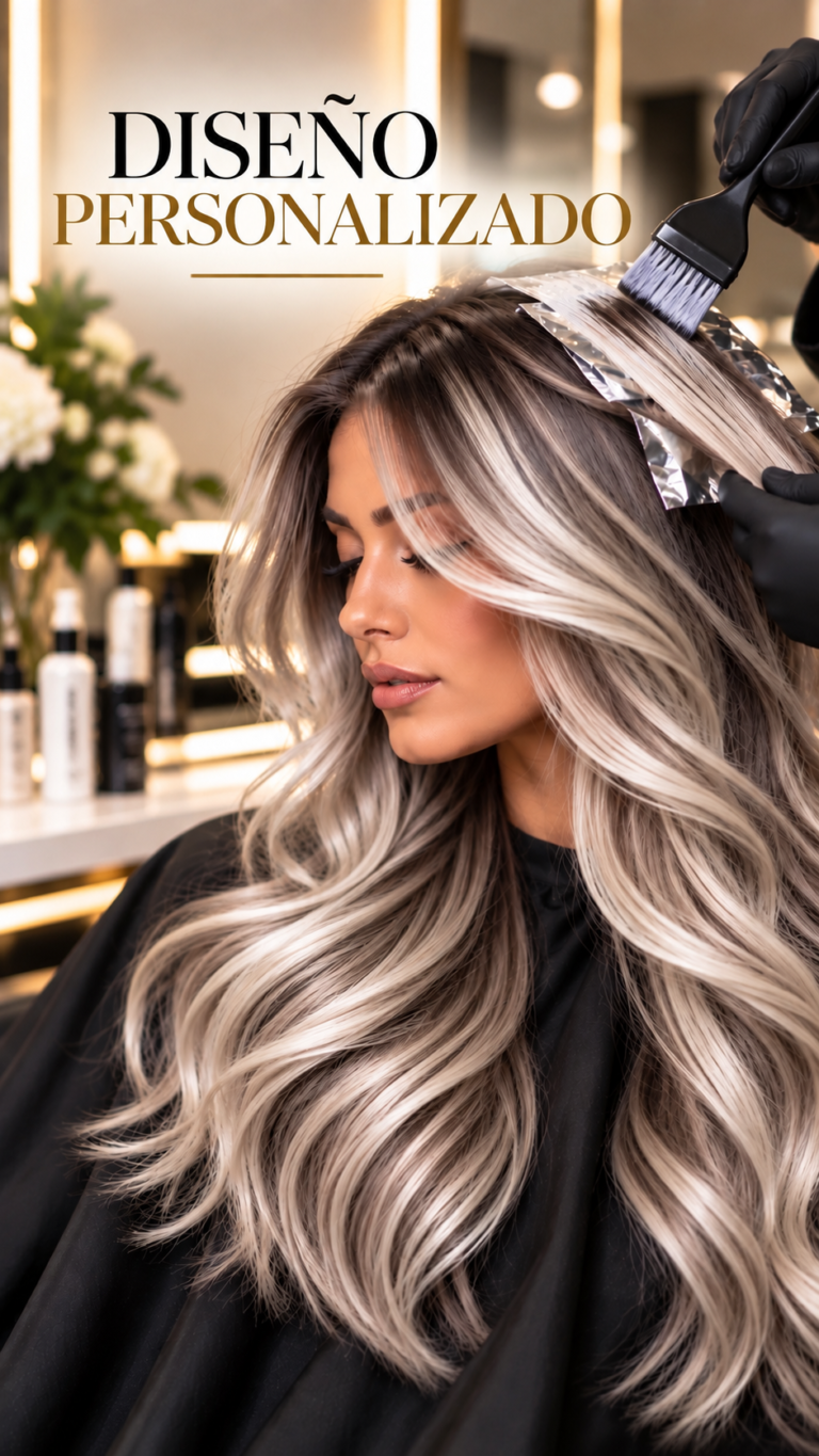 Diseño personalizado de balayage